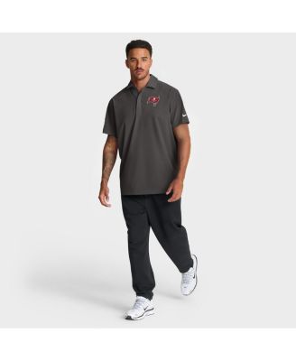 Men's Pewter Tampa Bay Buccaneers Sideline City Pride Woven Performance Polo