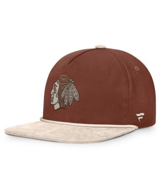 Men's Brown/Cream Chicago Blackhawks Reminisce Vintage Adjustable&nbsp;Hat