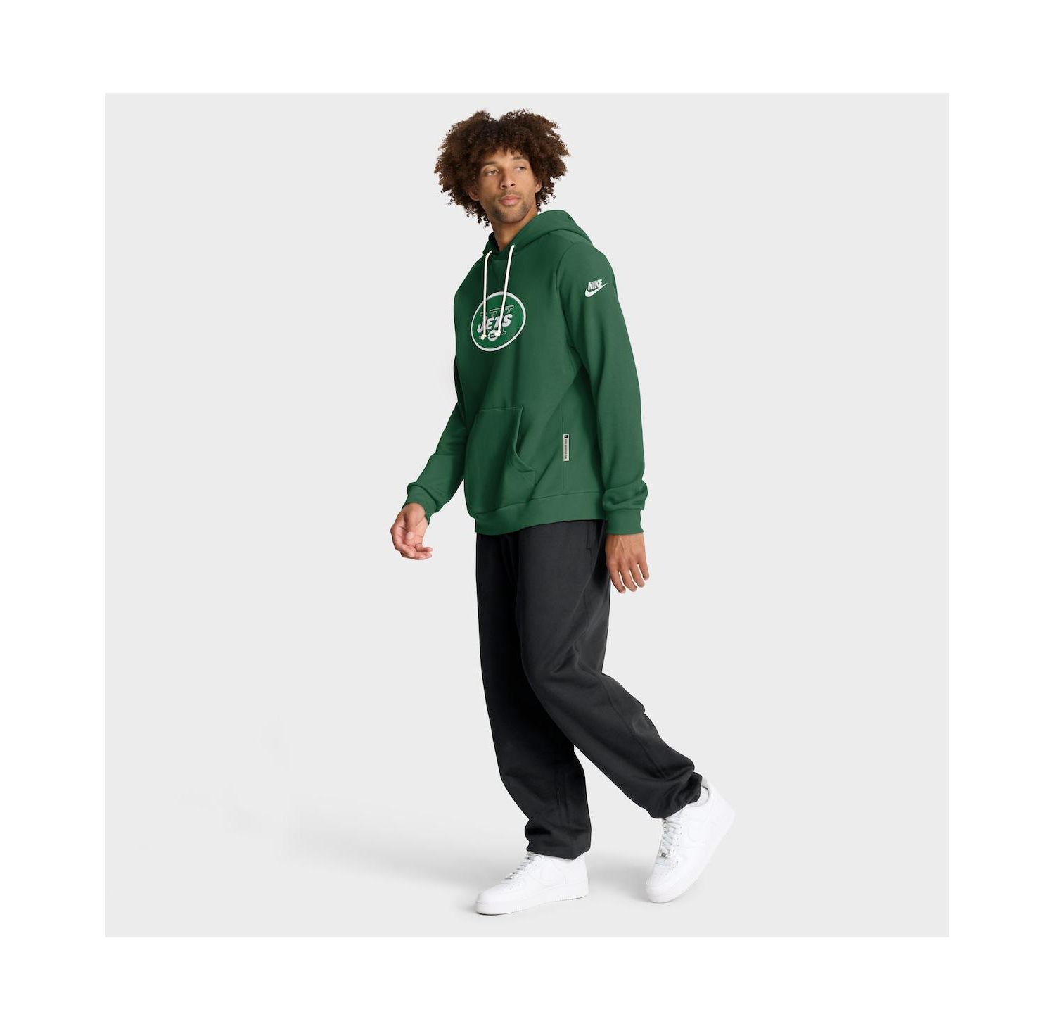 Men's Green New York Jets Sideline Standard Issue Alt 2 Dri-FIT Hoodie