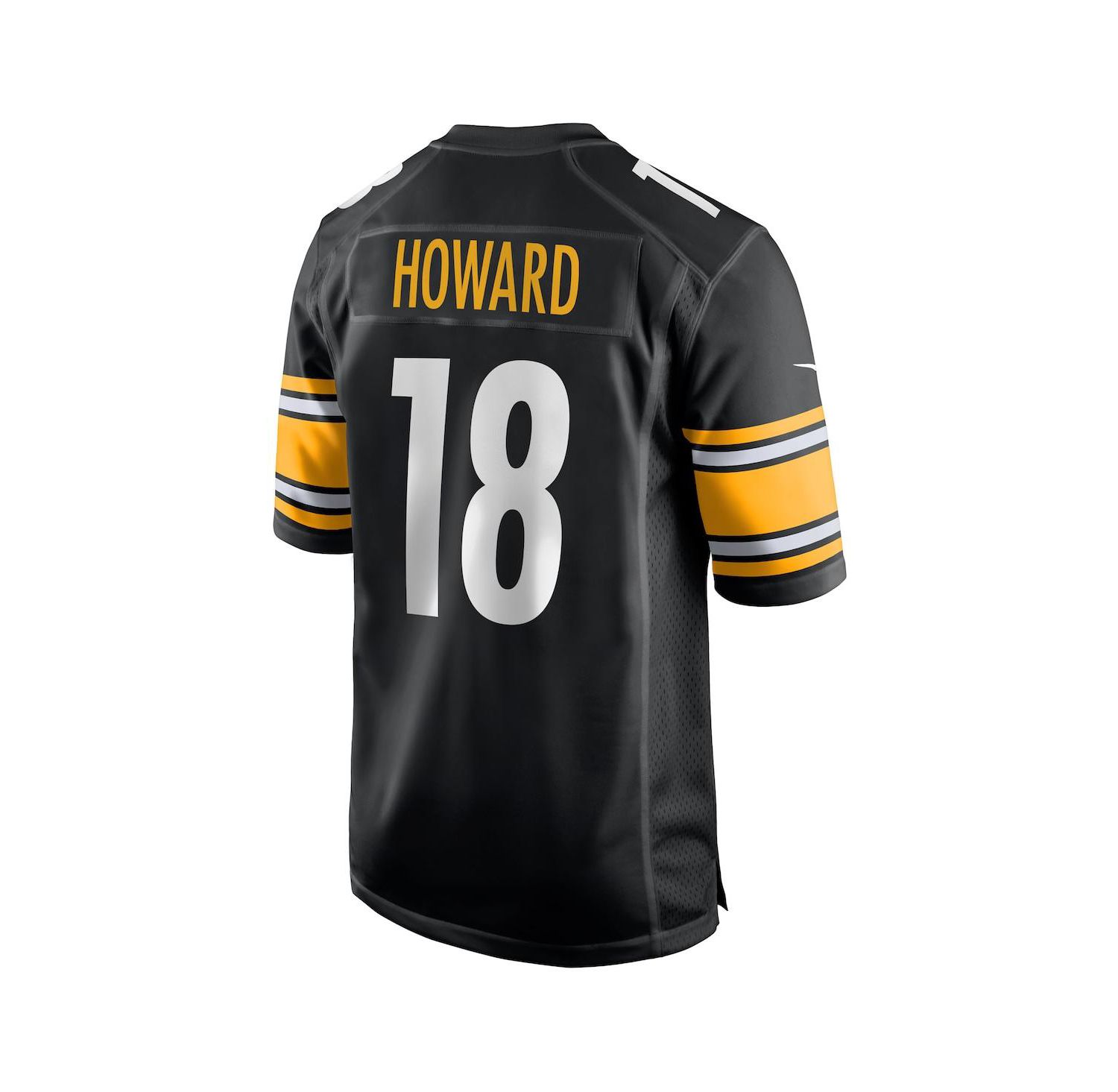 Men's Will Howard Black Pittsburgh Steelers Team Game Jersey