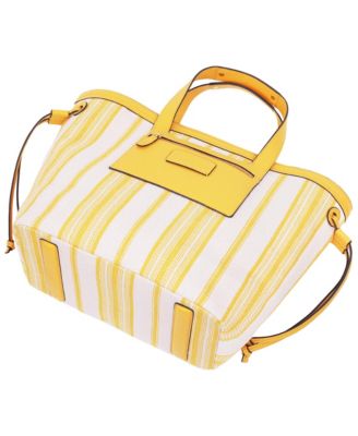 Canvas Stripe Large Tote