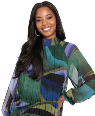 Women's Bishop Sleeve with Tie Dress