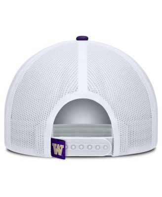 Men's Gray/Purple Washington Huskies Course Foam-Front Adjustable Trucker Hat