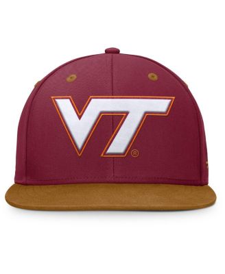 Men's Maroon/Brown Virginia Tech Hokies NoBo Fitted Hat