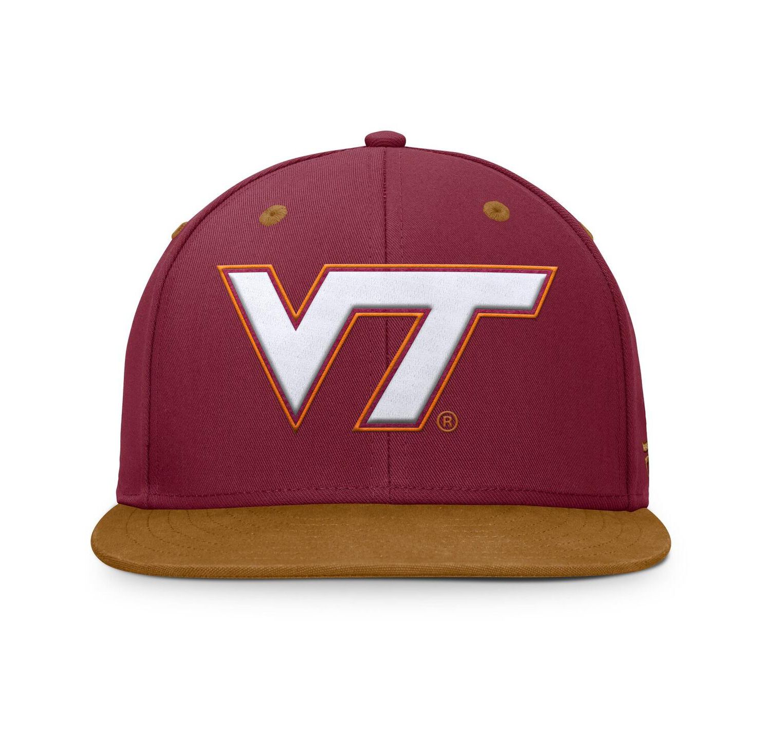 Men's Maroon/Brown Virginia Tech Hokies NoBo Fitted Hat