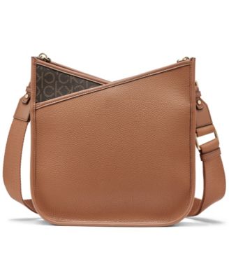 Lyla Signature-Blocked Adjustable Crossbody with Web Strap