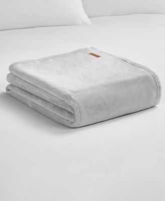 Solid Plush Throw, 50" x 70"