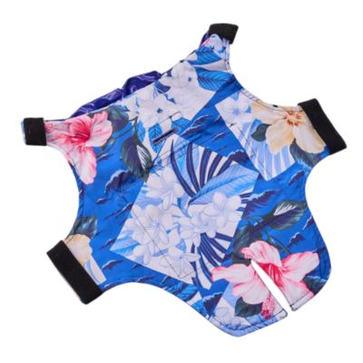 Pet Raincoat & Apparel Harness - Blue, XS