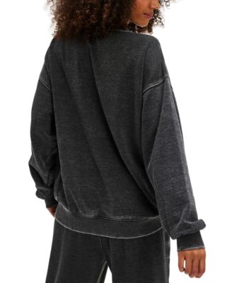Free People Women's Slow It Down Pullover Sweatshirt - Macy's