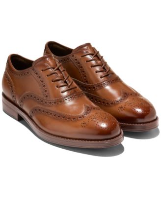 Cole Haan Men's Ledley Grand Wingtip Oxford Shoes - Macy's