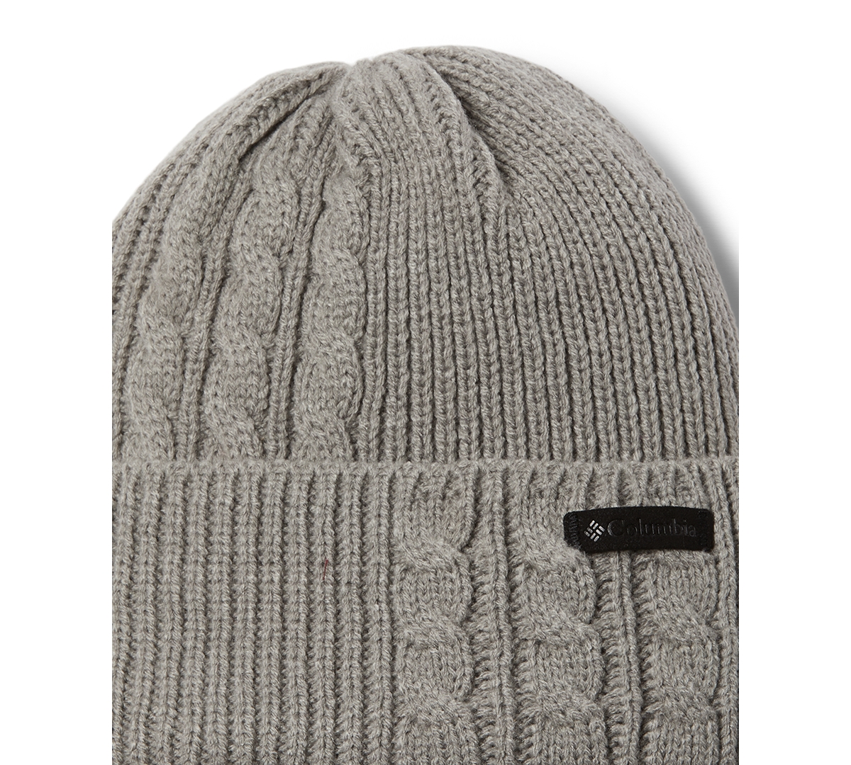 Columbia Women's Agate Pass Cable Beanie Hat In Gray
