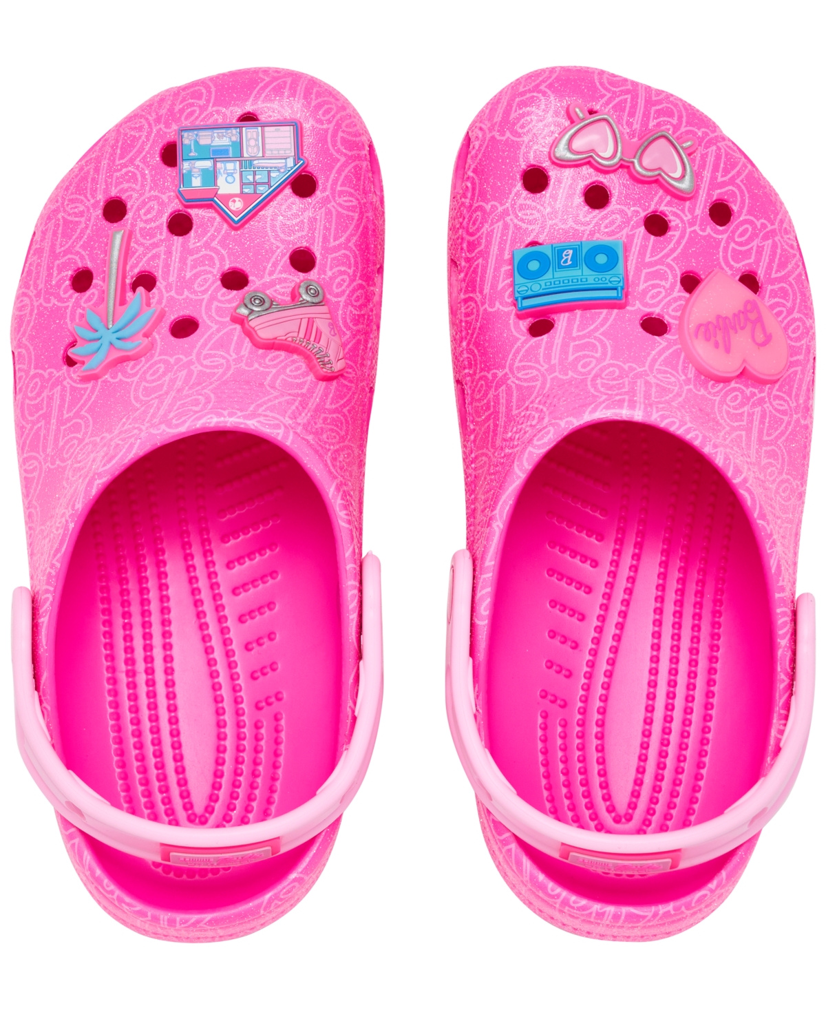 Crocs Little Girls Barbie Classic Clogs From Finish Line In Pink