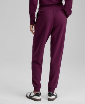 Petite Cozy Ribbed Relaxed Fit Drawstring Joggers, Macy's Exclusive