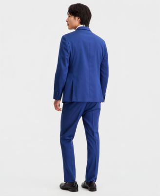 Men's Slim-Fit Satin Tuxedo Suit