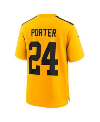 Men's Joey Porter Jr. Gold Pittsburgh Steelers Alternate 1933 Throwback Game Jersey