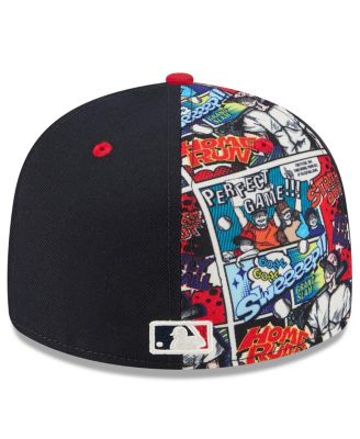 Men's Navy/Red Minnesota Twins 2025 MLB Diamond Hero Edition Low Profile 59FIFTY Fitted Hat
