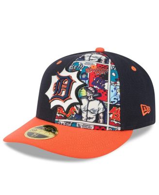 New Era - Men's Navy/Orange Detroit Tigers 2025 MLB Diamond Hero Edition Low Profile 59FIFTY Fitted Hat