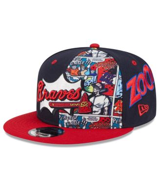 New Era - Men's Navy/Red Atlanta Braves 2025 MLB Diamond Hero Edition 9FIFTY Snapback Hat