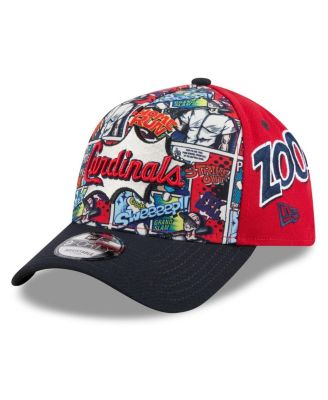New Era - Men's Red/Navy St. Louis Cardinals 2025 MLB Diamond Hero Edition A-Frame 9FORTY Adjustable Hat