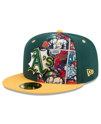 New Era - Men's Green/Gold Athletics 2025 MLB Diamond Hero Edition 59FIFTY Fitted Hat