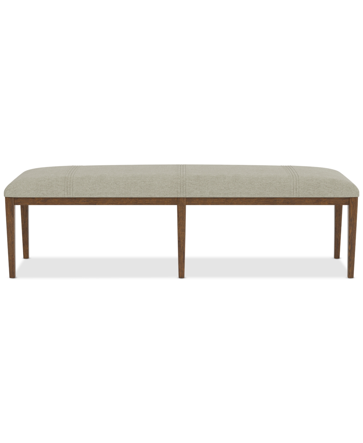 Macy's Davie Cracked Oak Dining Bench In Brown