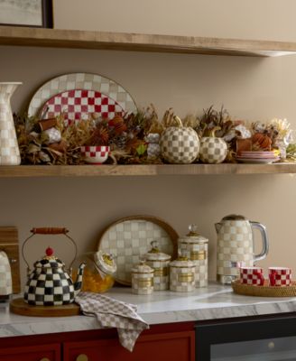 Mocha Check Electric Kettle