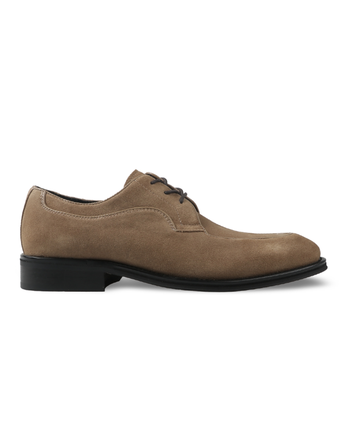 Alfani Men's Noahh Genuine Suede Leather Lace Up Dress Shoes, Macy's Exclusive In Brown