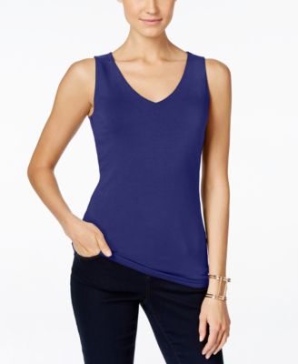 INC International Concepts - V-Neck Tank Top