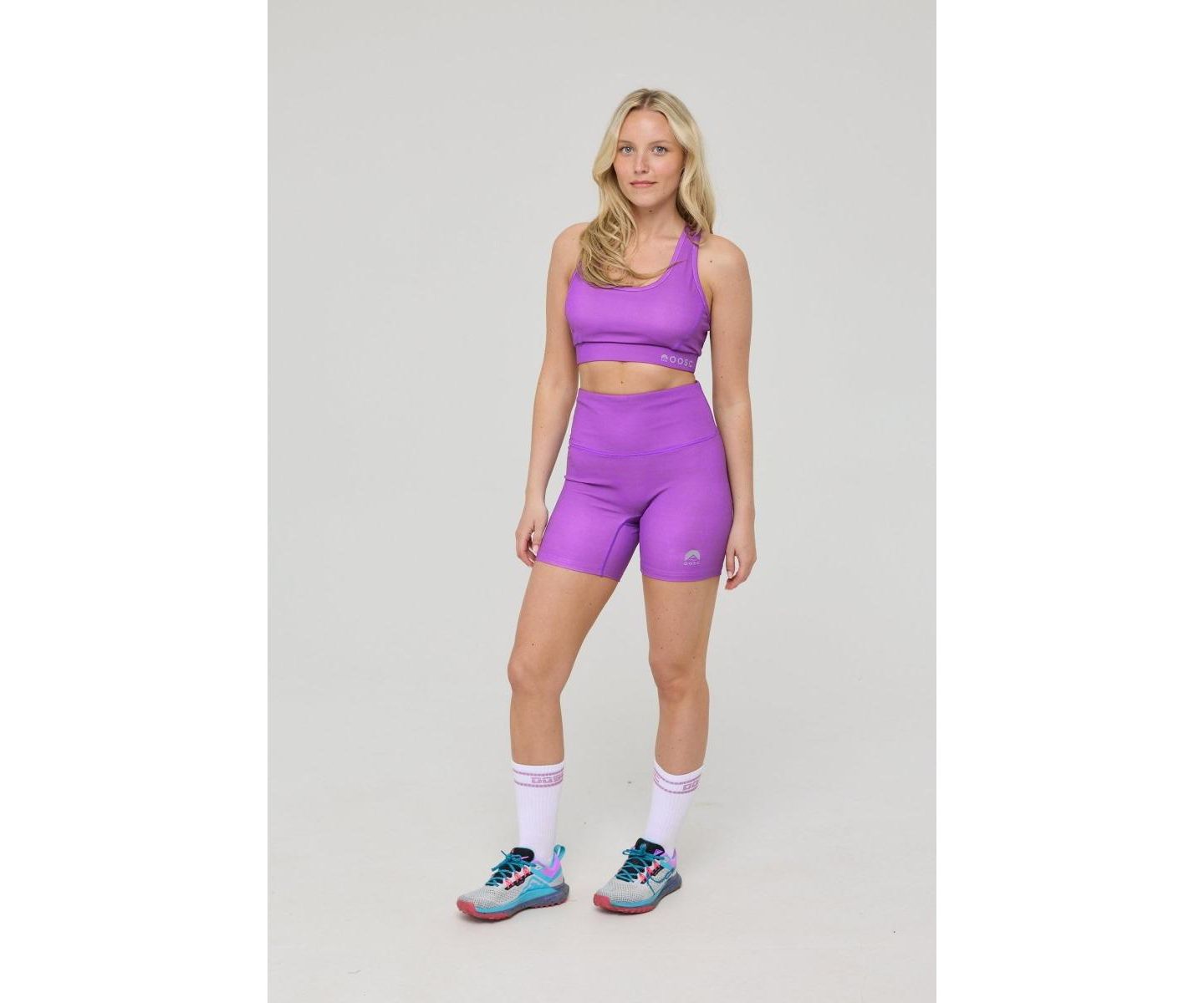 Женские шорты OOSC Infinite High Waisted Shorts - Purple, цвет: Фиолетовый — фото 3