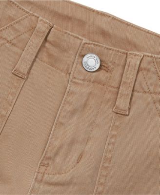 Girls Woven Utility Cargo Pant with Pockets