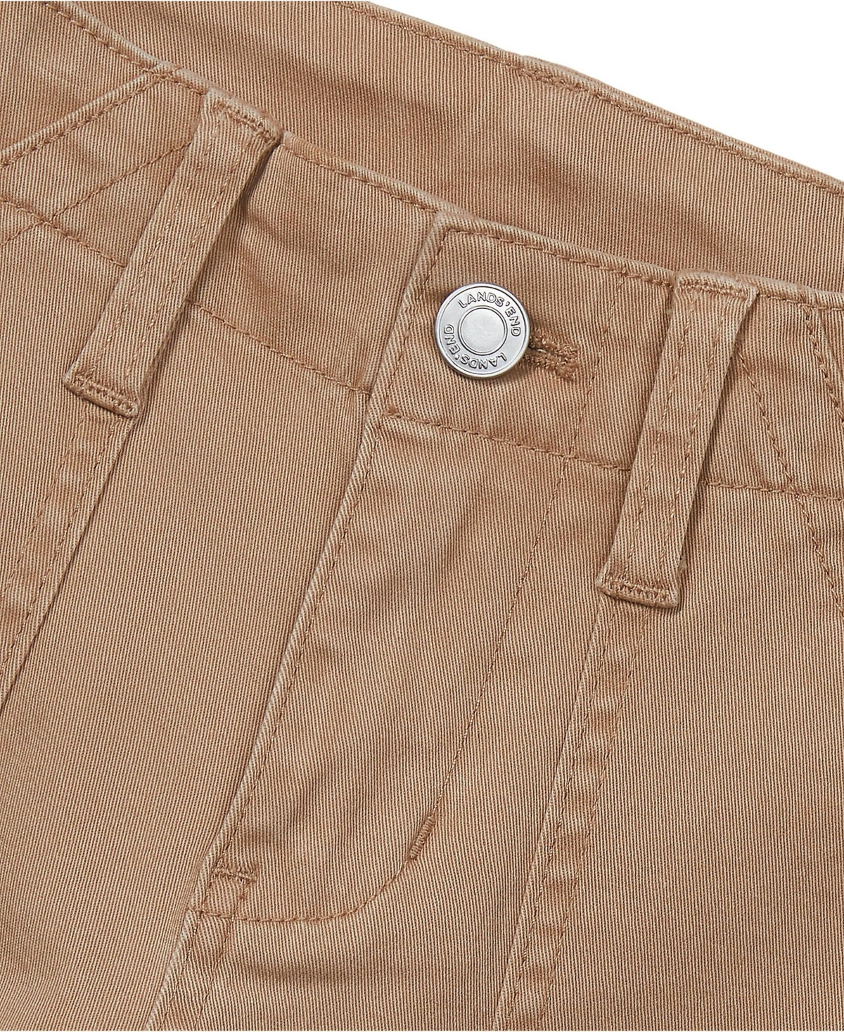 Lands' End Girls Woven Utility Cargo Pant with Pockets
