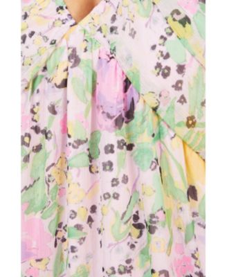 Women's Chiffon Batwing Midi Dress