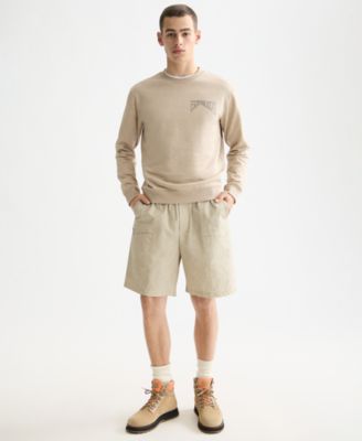 Men's Logo Detail Crewneck Sweatshirt