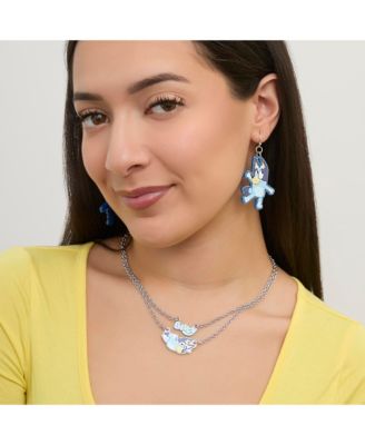 Drop Earrings with Character Silhouettes - Lightweight and Fun Kids Jewelry