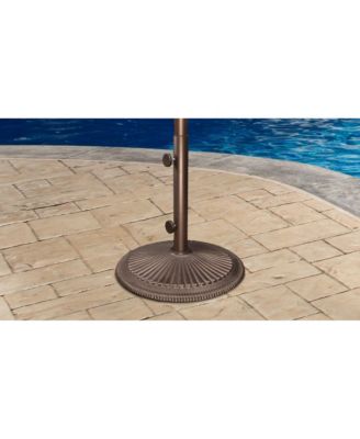  50lb Round Cast Iron Patio Umbrella Base