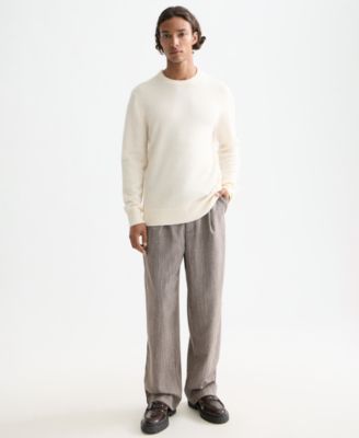 Men's Solid Crewneck Sweater