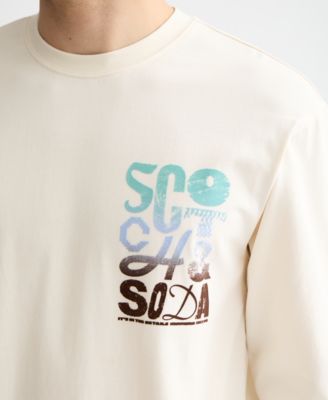 Men's Relaxed Fit Artwork Long Sleeve T-Shirt 