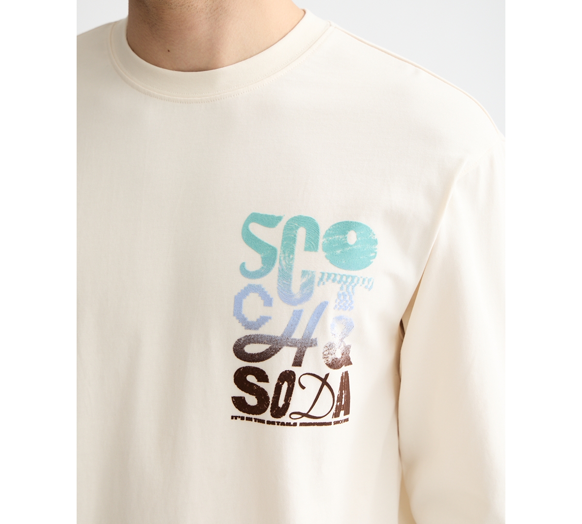Scotch & Soda Men's Relaxed Fit Artwork T-Shirt