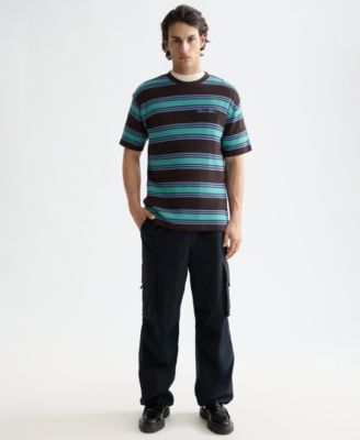 Men's Waffle Stripe Short-Sleeve T-Shirt
