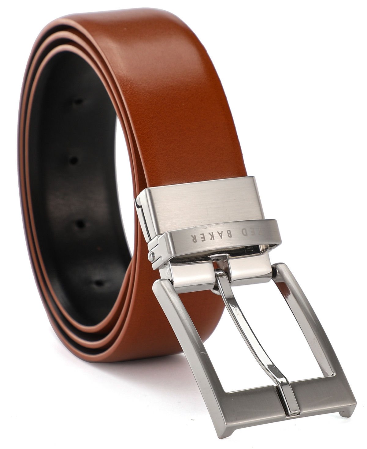 Ted Baker Men's Reversible Leather Belt In Brown