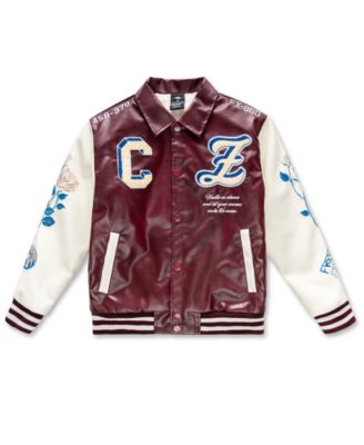 Boys' 8-20 Patch Detail Varsity Jacket