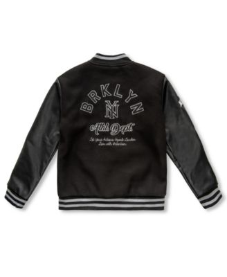 Ring of Fire - Big Boys Brooklyn Patch Detail Varsity Jacket