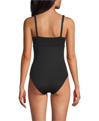 Women's Crepe Rectangular Wire One Piece