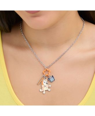 and Bingo BFF Pendant Necklace Set with Star and Charm Tags - 2 Piece Jewelry Gift