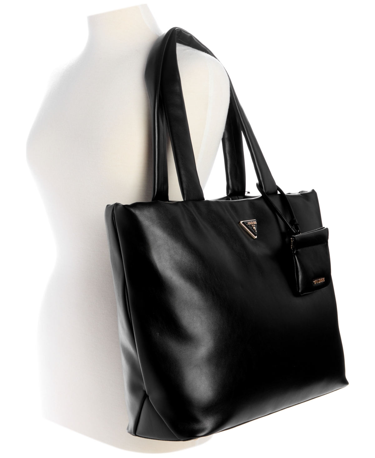 Guess Women's Sunetra Tech Tote Handbag In Black