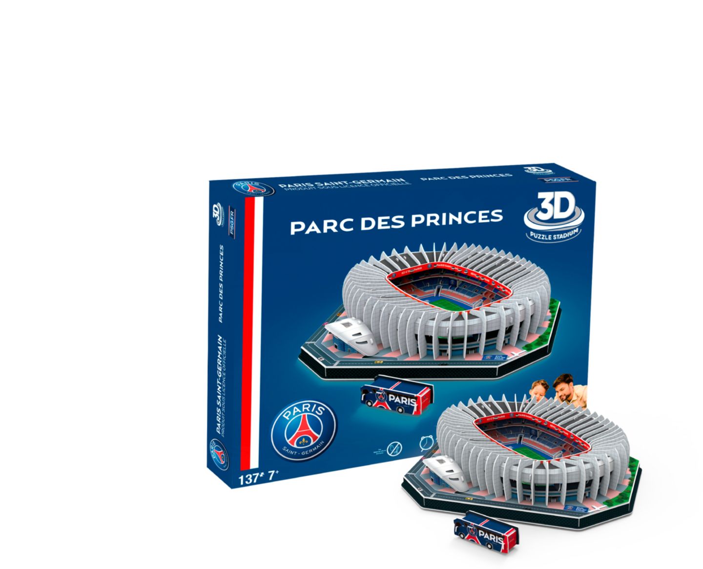 Детский пазл Banbo Toys Paris Saint-Germain Parc des Princes 159-Piece 3D Puzzle, Ages 7+ — фото 1