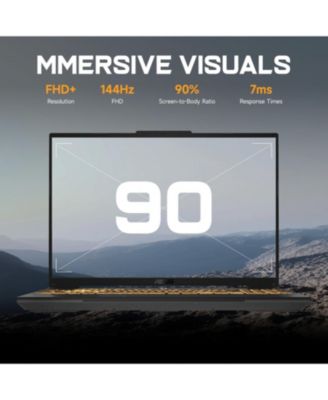 TUF F16 16" Gaming Traditional Laptop Intel Core 5 210H 16GB RAM NVIDIA GeForce RTX 4050 512GB SSD Storage Windows 11 Home FHD+ 144Hz - Grey