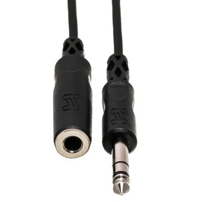 2x Stereo 1/4" Female Phone to 1/4" Male Phone TRS Headphone Extension Cable, 25'