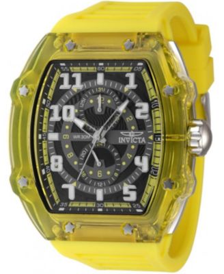 Men's 48449 Invicta Racing Quartz Multifunction Black Dial Watch