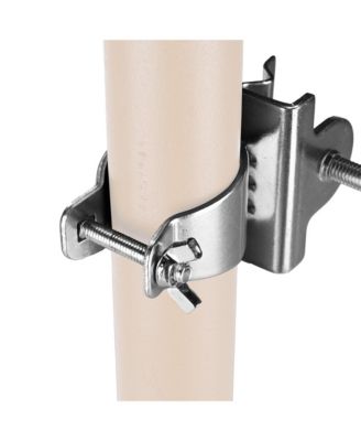 2 Pack Portable Deck Umbrella Mount Clamp Stand Holder for Outdoor Balcony Railing Bench Fence Mobile Cart